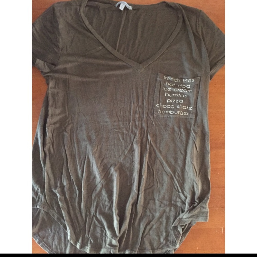 Army Green Food Shirt :))